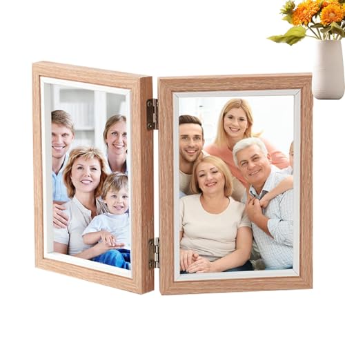 Fulenyi Bilderrahmen Collage Bilderrahmen Dreifach Bilderrahmen | Rustikaler Hochformat Collage | Familienbilder Collage aus Holz | Dreifach Scharnier 4x6 Klapprahmen für den Fulenyi Bilderrahmen Collage Bilderrahmen Dreifach Bilderrahmen | Rustikaler Hochformat Collage | Familienbilder Collage aus Holz | Dreifach Scharnier 4x6 Klapprahmen für den von Fulenyi