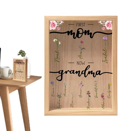 Fulenyi Bilderrahmen mit Blumen zur Geburt, Nachtlichtrahmen mit Blumen, gerahmtes Nachtlicht, Blumen-Dekoration aus Holz, Liebesschmuck für den Muttertag Fulenyi Bilderrahmen mit Blumen zur Geburt, Nachtlichtrahmen mit Blumen, gerahmtes Nachtlicht, Blumen-Dekoration aus Holz, Liebesschmuck für den Muttertag von Fulenyi
