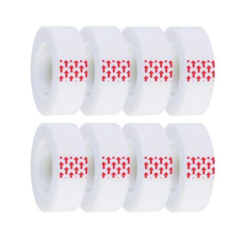 Fulenyi Ersatzband für unsichtbares Klebeband, transparentes Klebeband, 8 Rollen, leicht zerrissenes Klebeband, beschreibbarer Kleber, Breite 0,71 x Länge 984,25 Zoll zum Verpacken Fulenyi Ersatzband für unsichtbares Klebeband, transparentes Klebeband, 8 Rollen, leicht zerrissenes Klebeband, beschreibbarer Kleber, Breite 0,71 x Länge 984,25 Zoll zum Verpacken von Fulenyi