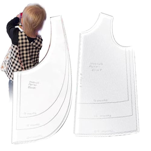 Fulenyi Nähschablonen für Babykleidung, Quiltschablone für Kinderkleidung, wiederverwendbare und wendbare Westen-Nähschablone, langlebig und wiederverwendbar, Westenpolster-Einlegesohle Fulenyi Nähschablonen für Babykleidung, Quiltschablone für Kinderkleidung, wiederverwendbare und wendbare Westen-Nähschablone, langlebig und wiederverwendbar, Westenpolster-Einlegesohle von Fulenyi