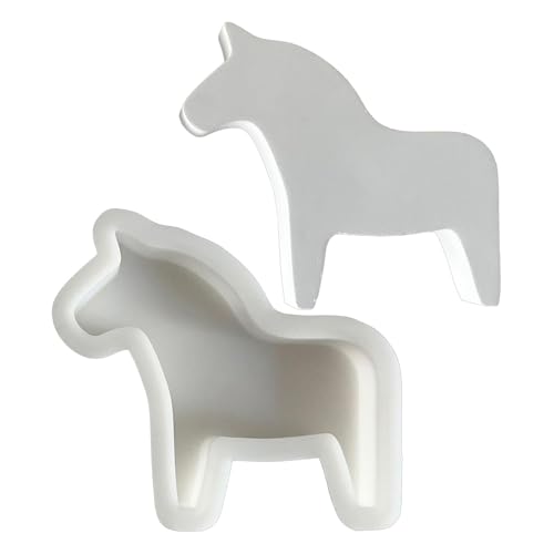 Fulenyi Pferdeformen für Ton, Pferdeform, Silikonform für Epoxidharz, Silikonform zum Gießen von Pferden, Betongießform, Silikonform von Fulenyi