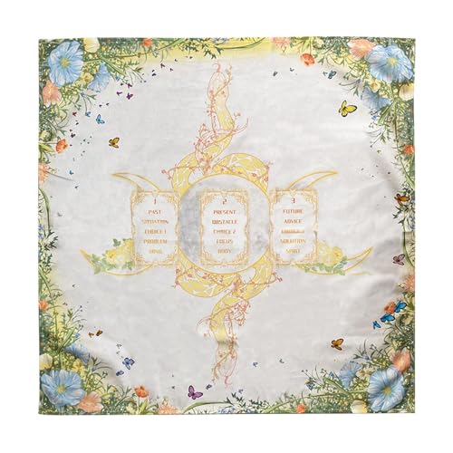 Fulenyi Quadratische Tarot-Tischdecke, Altartuch – Wandteppich aus Altar-Stoff | spiritueller Gothic-Stoff, 64 x 64 cm, Tarotmatte mit Blumenmuster und Schmetterlingsmuster für Orte Fulenyi Quadratische Tarot-Tischdecke, Altartuch – Wandteppich aus Altar-Stoff | spiritueller Gothic-Stoff, 64 x 64 cm, Tarotmatte mit Blumenmuster und Schmetterlingsmuster für Orte von Fulenyi