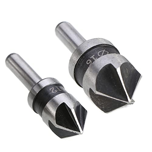 Fulenyi Senker Bit, HSS-Metallsenker-Bohrer-Satz, 2 STÜCKE 82 Grad Körnerwerkzeug für Holzbearbeitung Schnellwechselbit Fulenyi Senker Bit, HSS-Metallsenker-Bohrer-Satz, 2 STÜCKE 82 Grad Körnerwerkzeug für Holzbearbeitung Schnellwechselbit von Fulenyi