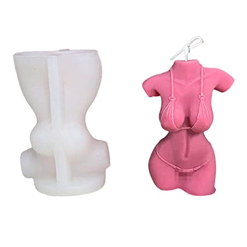 Fulenyi Silikon Kerzenform,silikonform Kerzen körper, -Kerzen-Form,Kerzengießform,Candle Making Moulds, Mann Sexy Nackte Form, Mann Körper Gießform, Silikonform Männer und Frauen von Fulenyi