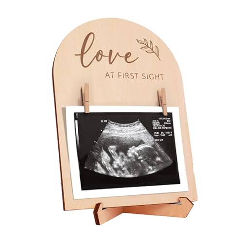 Fulenyi Sonogramm-Fotorahmen, Bilderrahmen für Ultraschallfotos - Doppelseitiges Sonogramm-Rahmen-Fotorahmen-Schild,Stabiler Schwangerschafts-Ankündigungsrahmen, Bilderrahmen, Baby-Ankündigungsschild Fulenyi Sonogramm-Fotorahmen, Bilderrahmen für Ultraschallfotos - Doppelseitiges Sonogramm-Rahmen-Fotorahmen-Schild,Stabiler Schwangerschafts-Ankündigungsrahmen, Bilderrahmen, Baby-Ankündigungsschild von Fulenyi