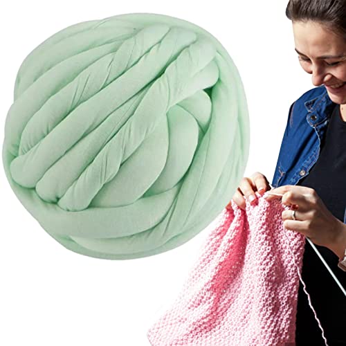 Fulenyi Strickgarn, Riesengarn, voluminös, waschbar, zum Stricken, Häkeln, Handarbeit, Jumbo-Garn, waschbar, 1 Rolle (20 Yards) zum Stricken von Armen, für Haustiere, Hausdecke, Fußmatten von Fulenyi