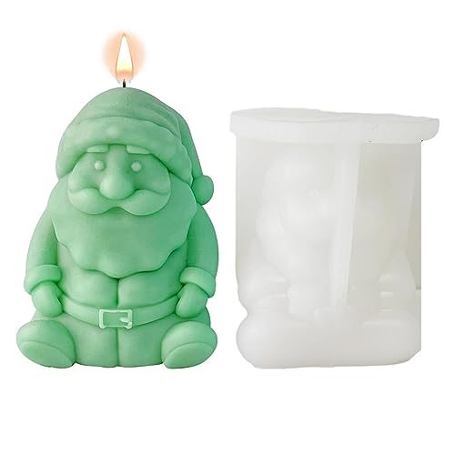 Fulenyi Weihnachts Weihnachtsmann Kerzen Silikonformen, Kunstharz Gießformen für Kerzenherstellung, Polymer Ton, Kunsthandwerk, Gips Fulenyi Weihnachts Weihnachtsmann Kerzen Silikonformen, Kunstharz Gießformen für Kerzenherstellung, Polymer Ton, Kunsthandwerk, Gips von Fulenyi