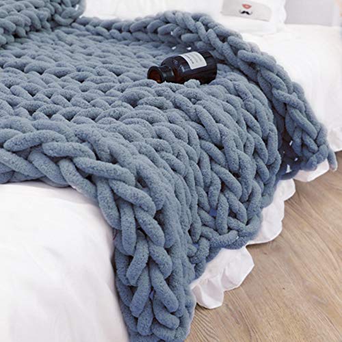 Fulenyi Wolle Garn Handstricken Roving, Soft Bulky Arm Stricken Dicke Wolle zum Häkeln, Strickdecke Decke Garn für Riese Klobig Stricken Werfen Sofa Decke, 250g, 18M von Fulenyi