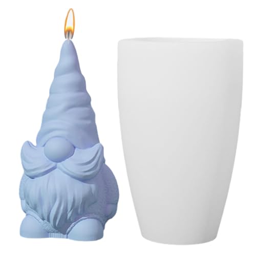 Gnomform für Kerzen, Gnome, Weihnachtsdekoration, Gnome, Gipsform, Gipsform für Aromatherapie, Weihnachtszwerg, Gipsform, Gipsform, Gipsform von Fulenyi