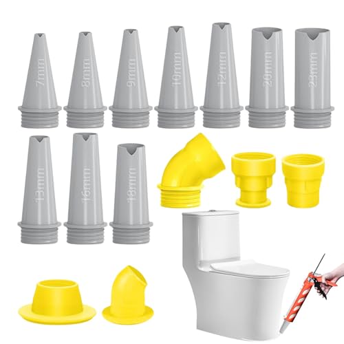 Gummidüsen-Werkzeugset, Fugengummispitzen, 15-teiliges Gummidüsen-Applikator-Applikator-Set, einfach zu verwenden Gummidüsen-Werkzeugset, Fugengummispitzen, 15-teiliges Gummidüsen-Applikator-Applikator-Set, einfach zu verwenden von Fulenyi