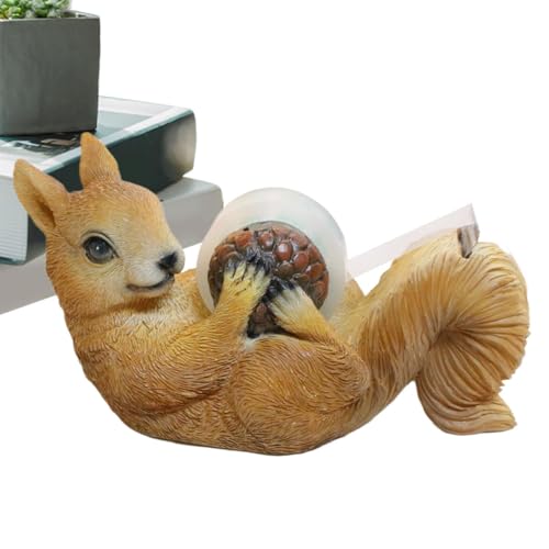 Klebebandspender für Kinder, Schreibtisch, Klebebandabroller, lustiger Klebebandabroller mit Eichhörnchen-Motiv, Schreibtisch-Spender mit Klebeband Klebebandspender für Kinder, Schreibtisch, Klebebandabroller, lustiger Klebebandabroller mit Eichhörnchen-Motiv, Schreibtisch-Spender mit Klebeband von Fulenyi