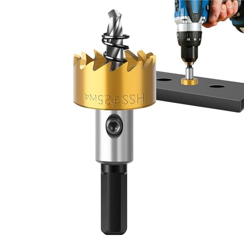 Lochöffner aus Hochgeschwindigkeitsstahl, Lochsäge für Metall, Lochsägenöffner mit Hochgeschwindigkeits-Stahl-Bohrer, Schneidwerkzeug für Lochsägenöffner Lochöffner aus Hochgeschwindigkeitsstahl, Lochsäge für Metall, Lochsägenöffner mit Hochgeschwindigkeits-Stahl-Bohrer, Schneidwerkzeug für Lochsägenöffner von Fulenyi