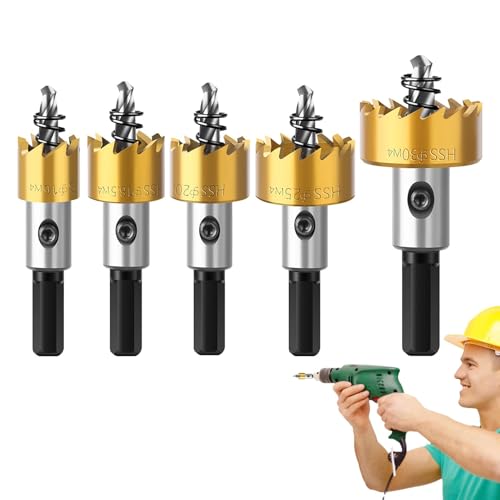 Lochsäge HSS Lochsäge Lochsäge für Metallschneiden Lochsäge Blechbearbeitung mit HSS Bohrer Hochgeschwindigkeitsstahl-Bohrer für Lochsäge für Stahl von Fulenyi