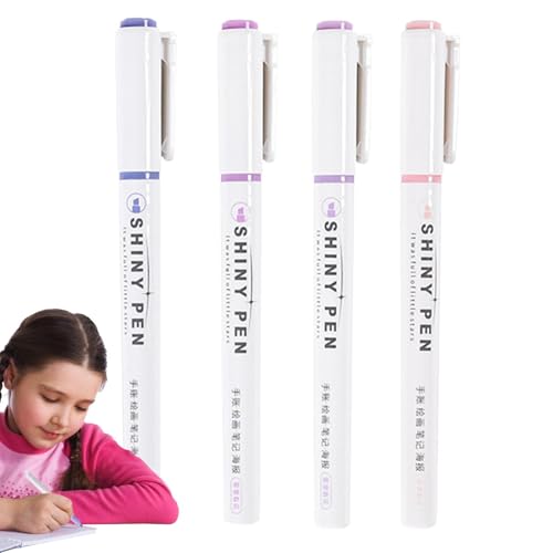 Verschiedene Farben, glitzernde Textmarker, vielseitig einsetzbare Glitzer-Marker, schnell trocknender Glitzer, für Zeichnungen, Mädchen, Tagebücher Verschiedene Farben, glitzernde Textmarker, vielseitig einsetzbare Glitzer-Marker, schnell trocknender Glitzer, für Zeichnungen, Mädchen, Tagebücher von Fulenyi