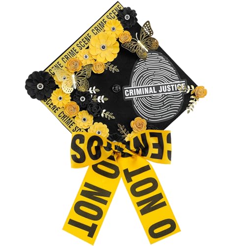 Fullhawl DIY Graduation Cap Dekorationen Glitzer Grad Cap Topper Graduation Cap Dekorationen Kit enthalten Papier Blumen Gold Blätter Schmetterlinge Tatort bedruckte Schleifen Fingerabdruck Aufkleber Fullhawl DIY Graduation Cap Dekorationen Glitzer Grad Cap Topper Graduation Cap Dekorationen Kit enthalten Papier Blumen Gold Blätter Schmetterlinge Tatort bedruckte Schleifen Fingerabdruck Aufkleber von Fullhawl