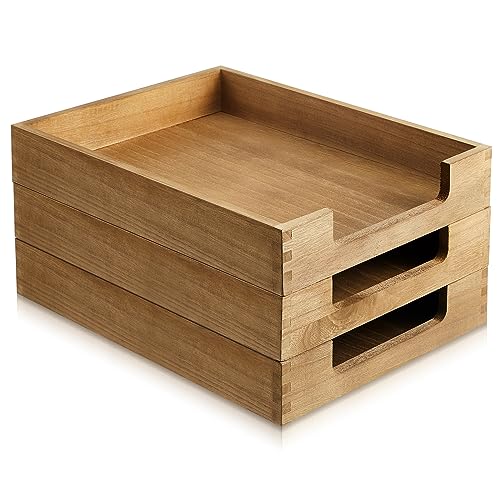 Fulmoon 3 Stück Holz Briefablage Briefablage Papierablage Organizer für Schreibtisch Desktop Mail Tray Holz Papier Organizer für Aktenordner Dokument Zeitschrift Aufbewahrung Büro Fulmoon 3 Stück Holz Briefablage Briefablage Papierablage Organizer für Schreibtisch Desktop Mail Tray Holz Papier Organizer für Aktenordner Dokument Zeitschrift Aufbewahrung Büro von Fulmoon