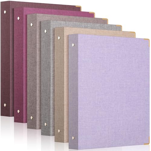 Fulmoon Ästhetische 3-Ringbücher mit Innentasche, 2,5 cm, runder Ringordner mit Leineneinband, 21,6 x 27,9 cm, passend für Briefgröße, langlebig, für Schule, Büro und Zuhause, Lavendel, 6 Stück Fulmoon Ästhetische 3-Ringbücher mit Innentasche, 2,5 cm, runder Ringordner mit Leineneinband, 21,6 x 27,9 cm, passend für Briefgröße, langlebig, für Schule, Büro und Zuhause, Lavendel, 6 Stück von Fulmoon