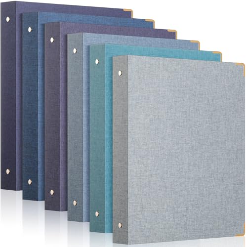 Fulmoon Ästhetische 3-Ringbücher mit Innentasche, 2,5 cm, runder Ringordner mit Leineneinband, 21,6 x 27,9 cm, passend für Briefgröße, langlebig, für Schule, Büro und Zuhause, Ozeanblau, 6 Stück Fulmoon Ästhetische 3-Ringbücher mit Innentasche, 2,5 cm, runder Ringordner mit Leineneinband, 21,6 x 27,9 cm, passend für Briefgröße, langlebig, für Schule, Büro und Zuhause, Ozeanblau, 6 Stück von Fulmoon