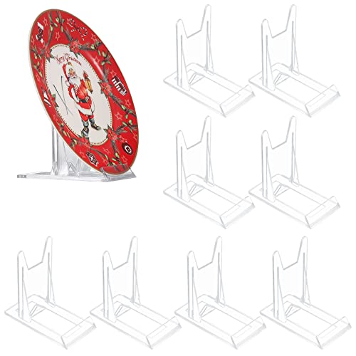 8 Stk Tellerständer, Acryl Ständer, Kunststoff Aufsteller Ständer Verstellbare Dekotellerhalter, Buchaufsteller Ständer, Mini Staffeleien für Bücher Bilderrahmen CD Deko Aufsteller Fotodisplays 8 Stk Tellerständer, Acryl Ständer, Kunststoff Aufsteller Ständer Verstellbare Dekotellerhalter, Buchaufsteller Ständer, Mini Staffeleien für Bücher Bilderrahmen CD Deko Aufsteller Fotodisplays von Fulushouxi