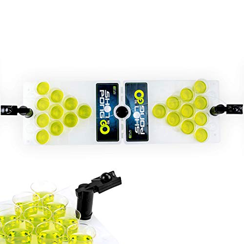 Fun Cooperation - Beer Pong Becher Partyspiel • Shot Pong Partybecher-Spiel • Inkl. 2 Fingerkatapulten & 25 Party-Becher • Geschenkidee • Die Mini Edition für Jede Party von FUN-COOPERATION