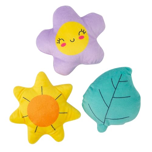 Fun Express 10,2 cm Frühlingspastell-Pastell-Flach gefüllte Blumen-, Blatt- und Sonnenspielzeuge – 12 Stück Fun Express 10,2 cm Frühlingspastell-Pastell-Flach gefüllte Blumen-, Blatt- und Sonnenspielzeuge – 12 Stück von Fun Express