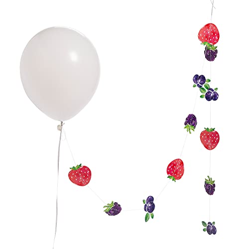 Fun Express 14104897 Partyset Ballonschwänze, aus Karton, 1,8 m, Rot und Violett, 6 Stück, Mehrfarbig von Fun Express