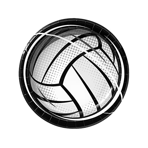 Fun Express 14115244 Volleyball-Pappteller, 23,5 cm, 8 Stück, Mehrfarbig, Medium Fun Express 14115244 Volleyball-Pappteller, 23,5 cm, 8 Stück, Mehrfarbig, Medium von Fun Express