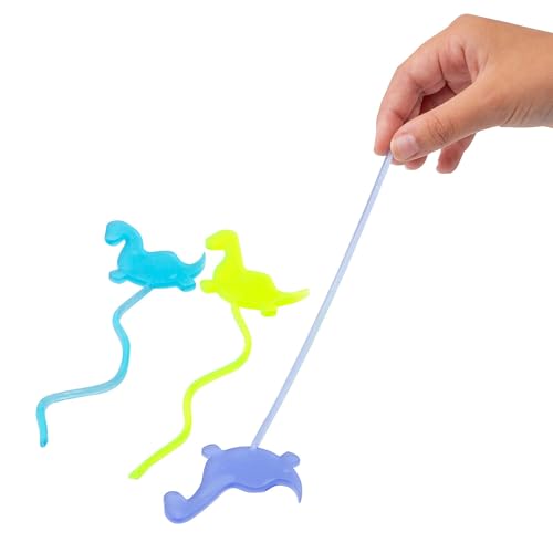 Fun Express 5,1 cm große, im Dunkeln leuchtende Dinosaurier, Neonblau, Lila und Grün, 24 Stück Fun Express 5,1 cm große, im Dunkeln leuchtende Dinosaurier, Neonblau, Lila und Grün, 24 Stück von Fun Express