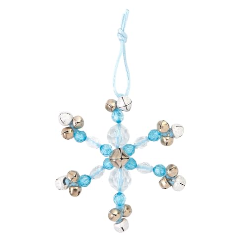 Fun Express 8,9 x 8,9 cm, Glöckchen, Schneeflocke, Ornament, Perlen-Bastelset, ergibt 6 Fun Express 8,9 x 8,9 cm, Glöckchen, Schneeflocke, Ornament, Perlen-Bastelset, ergibt 6 von Fun Express