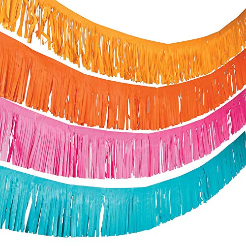 Fun Express Fiesta Fringe Papier Garland | 4 Count Fun Express Fiesta Fringe Papier Garland | 4 Count von Fun Express