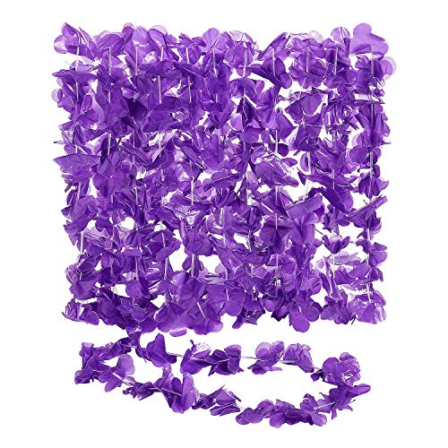 Fun Express - Lila Blume Lei für Hochzeit - Bekleidungszubehör - Luauwear - Leis - Hochzeit - 12 Stück Fun Express - Lila Blume Lei für Hochzeit - Bekleidungszubehör - Luauwear - Leis - Hochzeit - 12 Stück von Fun Express