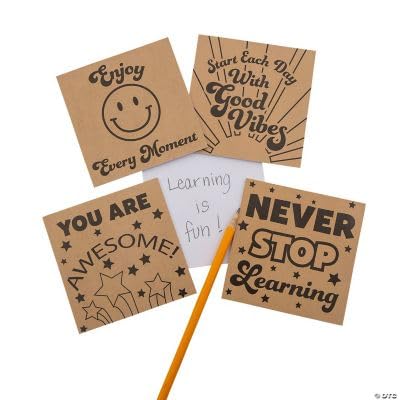 Fun Express Motivational Mini Notepads - 24 Pieces von Fun Express