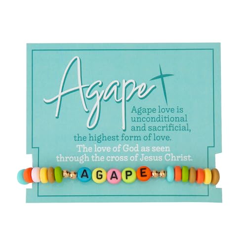 Fun Express Religiöse Agape-Armbänder auf Karte für 12 Personen, Pastellfarben, 6,4 cm Fun Express Religiöse Agape-Armbänder auf Karte für 12 Personen, Pastellfarben, 6,4 cm von Fun Express