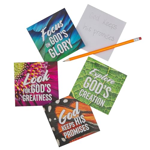 Fun Express VBS Notizblöcke, 10,2 x 10,2 cm, religiöse Feder-Notizblöcke, 24 Stück Fun Express VBS Notizblöcke, 10,2 x 10,2 cm, religiöse Feder-Notizblöcke, 24 Stück von Fun Express