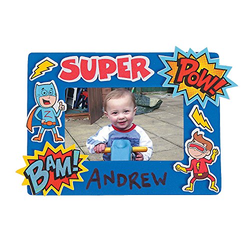 Superhelden-Bilderrahmen, Schaumstoff, für 12 Stück Superhelden-Bilderrahmen, Schaumstoff, für 12 Stück von Fun Express