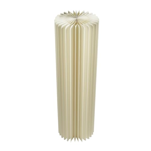 Weiße große, faltbare Papiersäulendekoration – 29,8 x 99,1 cm (1 Stück) – perfekt für Hochzeiten, Galas, Abschlussbälle oder jede formelle Veranstaltung von Fun Express