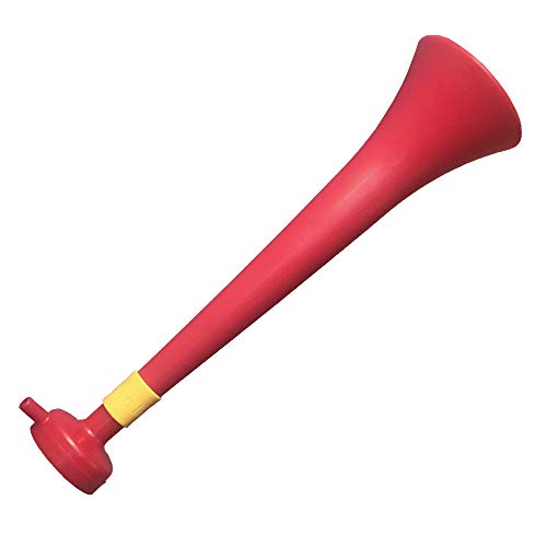 FUN FAN LINE - Packung x3 Kunststoff Vuvuzela Stadion/ungiftig Fußball Horn. Zübehor für Fußball- und Sportfeiern. Sehr Lautes Lufthorn für Animation. (Spanien) von FUN FAN LINE