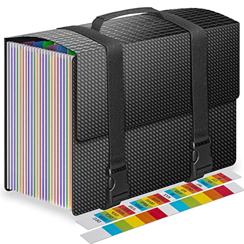 Fächermappen, Akkordean-Aktenordner mit Griff, 25 Taschen, Akkordeon-Aktenordner, tragbare Aktenbox, erweiterbarer Dokumenten-Organizer für Zuhause, Schule, Büro, Dokumente, Papieraufbewahrung Fächermappen, Akkordean-Aktenordner mit Griff, 25 Taschen, Akkordeon-Aktenordner, tragbare Aktenbox, erweiterbarer Dokumenten-Organizer für Zuhause, Schule, Büro, Dokumente, Papieraufbewahrung von Fun storage