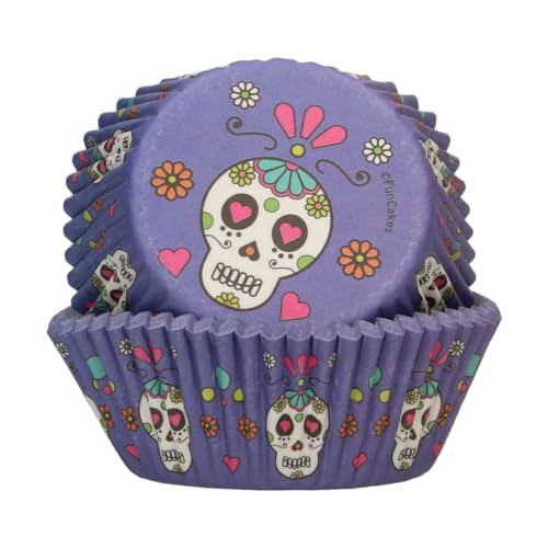 FunCakes Baking Cups Day of the Dead: Perfekt für alle Cupcakes, Cupcakes und mehr, Tortendekoration pk/48 FunCakes Baking Cups Day of the Dead: Perfekt für alle Cupcakes, Cupcakes und mehr, Tortendekoration pk/48 von FunCakes
