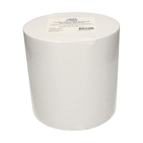 FunCakes Cake Dummy Round Double Barrel: Cake decorating, Reusable dummy, Make the perfect round dummy, Ø20 cm x 20 cm, White, F82245 FunCakes Cake Dummy Round Double Barrel: Cake decorating, Reusable dummy, Make the perfect round dummy, Ø20 cm x 20 cm, White, F82245 von FunCakes