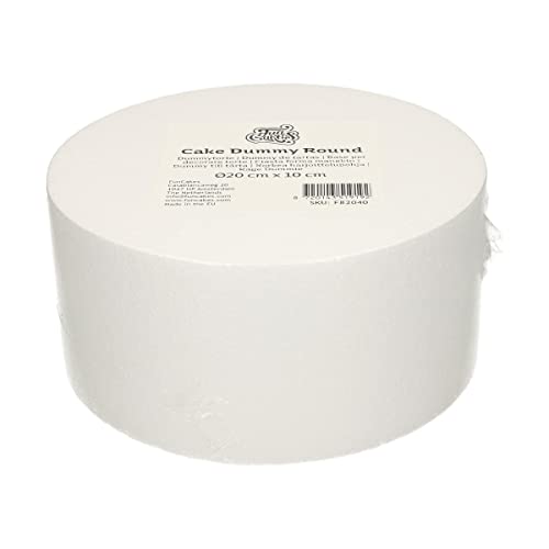 FunCakes Cake Dummy Round: Cake decorating, Reusable dummy, Make the perfect round dummy, Ø20 cm x 10 cm FunCakes Cake Dummy Round: Cake decorating, Reusable dummy, Make the perfect round dummy, Ø20 cm x 10 cm von FunCakes