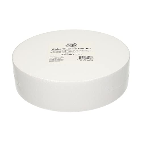FunCakes Cake Dummy Round: Cake decorating, Reusable dummy, Make the perfect round dummy, Ø25 cm x 7 cm FunCakes Cake Dummy Round: Cake decorating, Reusable dummy, Make the perfect round dummy, Ø25 cm x 7 cm von FunCakes