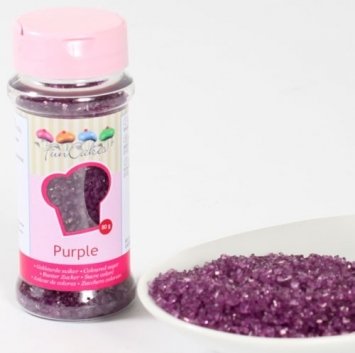 FunCakes Gefärbter Zucker Violett 80g, 0, 5 von FunCakes