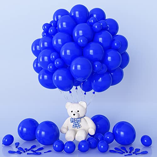 Marineblaue Luftballons, 80 Stück Marineblaue Luftballons Verschiedenen Größen von 12 10 5 Zoll Marineblaue Ballons, Marineblaue Ballons für Geburtstag Babyparty Hochzeitstag Party Dekorationen von FunHot