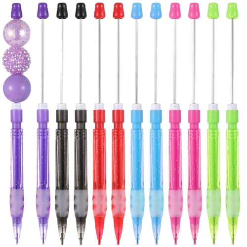 12 Stück Perlen-Druckbleistifte, 0,7 mm, Mini-Buntstifte zum Zeichnen, Skizzieren, Basteln, Schreiben 12 Stück Perlen-Druckbleistifte, 0,7 mm, Mini-Buntstifte zum Zeichnen, Skizzieren, Basteln, Schreiben von Funabridge