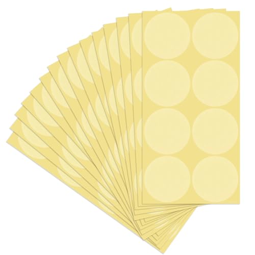 Kreis-Etiketten zum Versiegeln von Umschlägen, 15 Blatt 5,1 cm PVC-Aufkleber, 8 selbstklebende wasserdichte Punkte pro Seite, insgesamt 120 Siegel Kreis-Etiketten zum Versiegeln von Umschlägen, 15 Blatt 5,1 cm PVC-Aufkleber, 8 selbstklebende wasserdichte Punkte pro Seite, insgesamt 120 Siegel von Funabridge