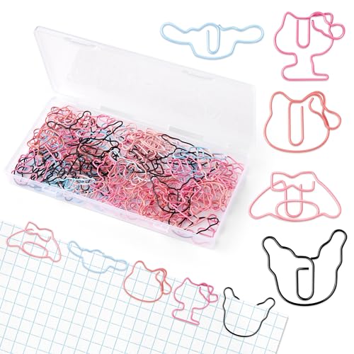 Büroklammern im Kawaii-Cartoon-Anime-Design, niedlich, verschiedene Farben, Lesezeichen, Büroklammern, dekorativ, Schulanfang, Büro, Schreibwaren, Dokumente, Organisation, Geschenk für Kinder Büroklammern im Kawaii-Cartoon-Anime-Design, niedlich, verschiedene Farben, Lesezeichen, Büroklammern, dekorativ, Schulanfang, Büro, Schreibwaren, Dokumente, Organisation, Geschenk für Kinder von FungBuz