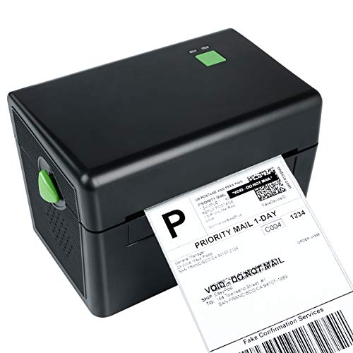 Etikettendrucker Thermodrucker Desktop Label Printer USB-Direkt Etikettiermaschinen Hochgeschwindigkeits kompatibel mit 4 x 6 Versandetiketten, Ebay, Etsy, Shopify, Amazon Barcode von FungLam