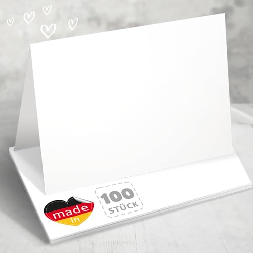 Funke & Brand 100x Blanko Tischkarten - Hochwertige Blanko Platzkarten - Karten für die Tischreservierung Für Hochzeiten, Geburtstage, Taufen Funke & Brand 100x Blanko Tischkarten - Hochwertige Blanko Platzkarten - Karten für die Tischreservierung Für Hochzeiten, Geburtstage, Taufen von Funke & Brand