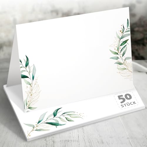 Funke & Brand Tischkarten Hochzeit Floral Grün Gold 50 Stück – Namenskarten Platzkarten Elegant für Hochzeiten und Feiern Funke & Brand Tischkarten Hochzeit Floral Grün Gold 50 Stück – Namenskarten Platzkarten Elegant für Hochzeiten und Feiern von Funke & Brand